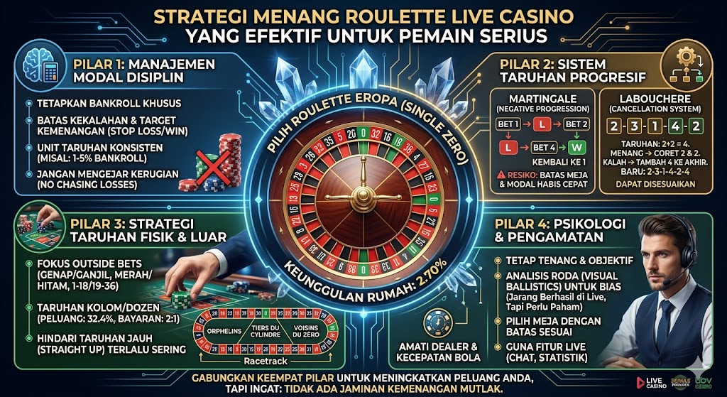 strategi menang roulette live casino